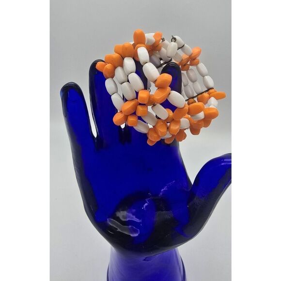 Vintage to Now One Size Stretch & Wrap Bracelet Lot ( 4 )  Rhinstone Bling - Picture 15 of 15